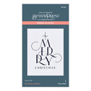 Spellbinders BetterPress Press Plate - Chic Merry Christmas, BP-056