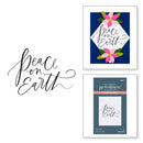 Spellbinders BetterPress Press Plate - Peace on Earth, BP-057