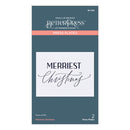Spellbinders BetterPress Plate - Merriest Christmas, BP-068