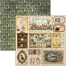 Ciao Bella 12x12 Paper Pad 12Pc - Cabinet of Curiosities, CBPM085