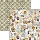 Ciao Bella 12x12 Paper Pad 12Pc - Cabinet of Curiosities, CBPM085