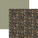 Ciao Bella 12x12 Paper Pad 8Pc - Cabinet of Curiosities - Patterns Pad, CBT085