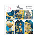 Ciao Bella 6x6 Fussy Cut Vellum 6Pc - Celestial, CBVQ026