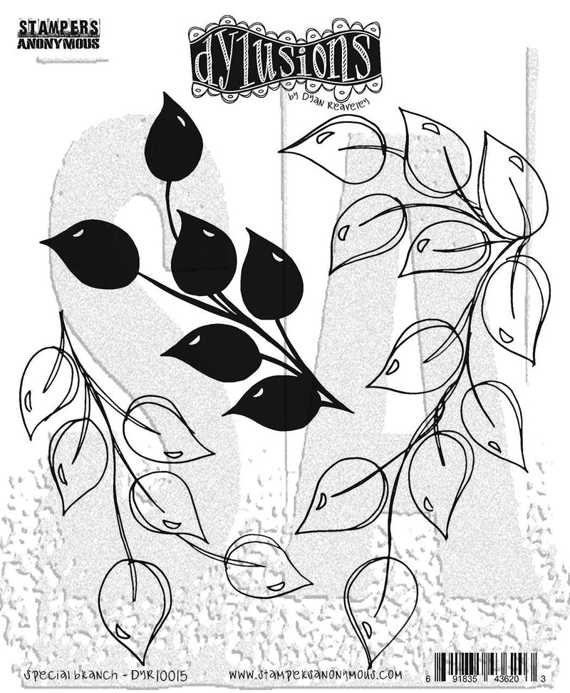 Dyan Reaveley's Dylusions Stamp Set - Special Branch, DYR10015