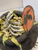 Handmade Treasure - Witch's Cauldron Decor Piece with Mini Album, HTWC