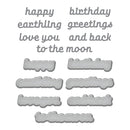 Spellbinders Etched Dies - Space Greetings, S3-528 by Simon Hurley