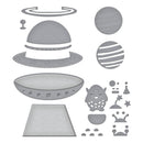 Spellbinders Etched Dies - UFO Friend,  S4-1419 by Simon Hurley