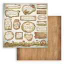 Stamperia D/S 12x12 Paper Pad 10Pc - Hidden Grove, SBBL168