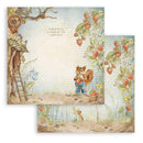 Stamperia D/S 12x12 Paper Pad 10Pc - Hidden Grove, SBBL168