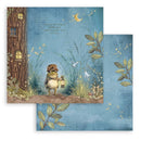 Stamperia D/S 12x12 Paper Pad 10Pc - Hidden Grove, SBBL168