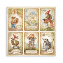 Stamperia 8x8 S/S Paper Pad 22Pc - Hidden Grove, SBBSXB10
