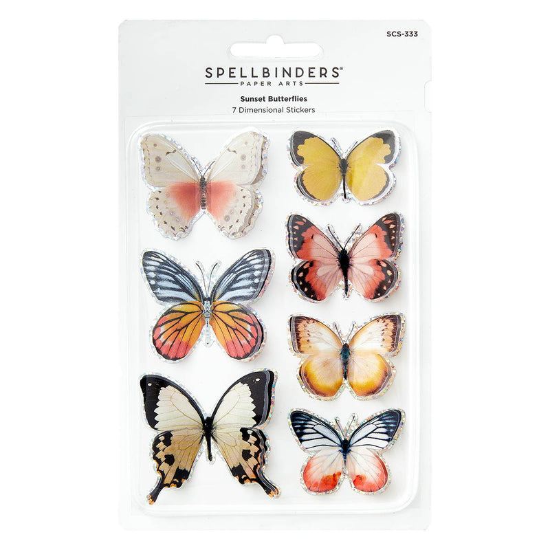 Spellbinders Stickers - Sunset Butterflies, SCS-333