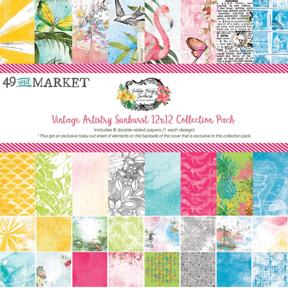 24 Sheet 12 x 12 Glitzy Glitter Cardstock Paper Pack by Park