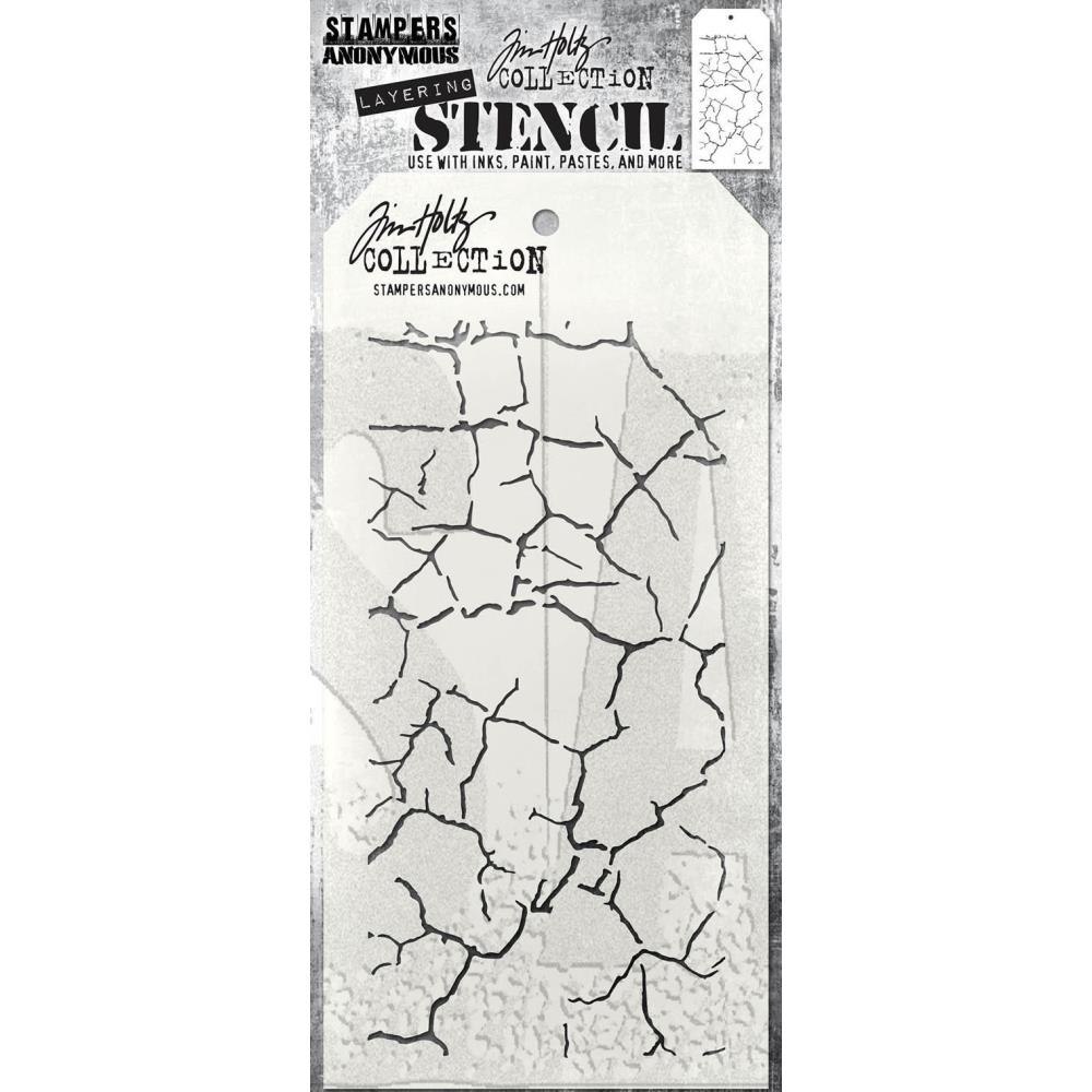 Stampers Anonymous - Halloween - Tim Holtz - Layering Stencil - Thorned