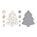 Spellbinders Glimmer Hot Foil Plate & Die Set - Blooming Tree, GLP-350