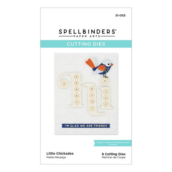 Spellbinders Etched Dies - Little Chickadee, S1-053