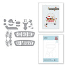 Spellbinders Die D-Lites Etched Dies - Sunday Drive with Santa, S3-401