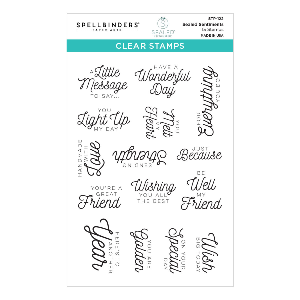 Art Impressions Frameworks Sentiments Set Clear Stamps Bible Journaling 5417