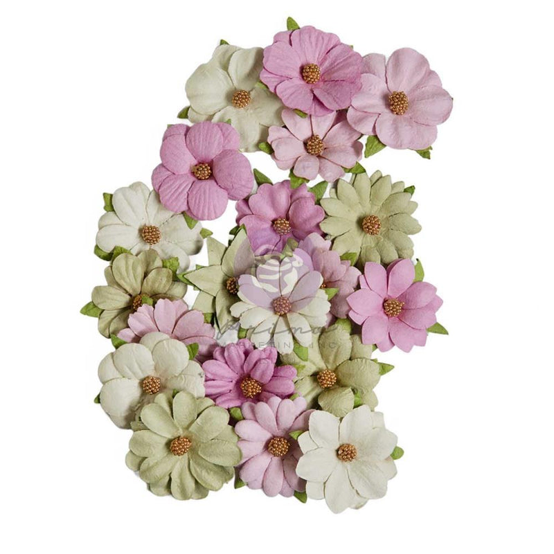 Prima Marketing Serene Petals Paper Flowers, Morning Hush, 677084 by Frank Garcia