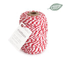 Vivant - Cotton Twine - Red & White, 1047.5002.20