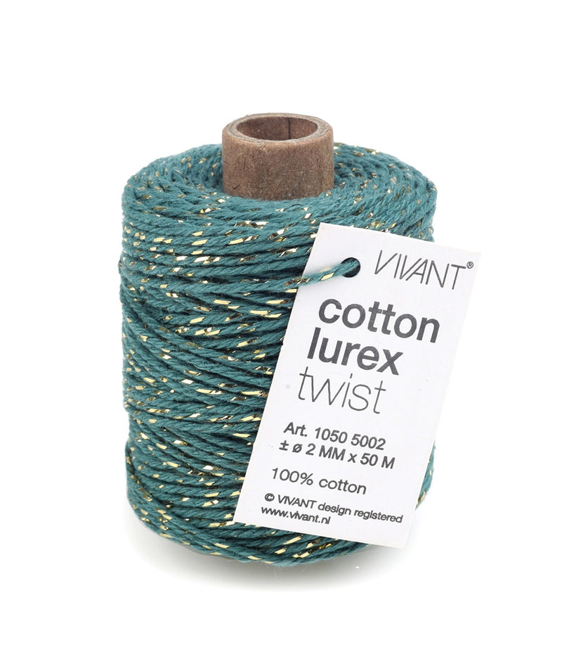 Spellbinders - Vivant Lurex Cotton Cord - Steel Blue, 1050.5002.48
