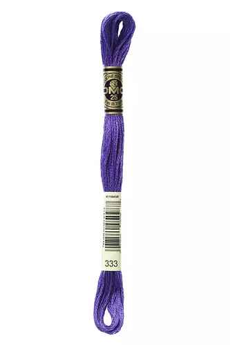 DMC 6-Strand Cotton Embroidery Floss - Violet Blue, 117 333