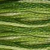 DMC 6-Strand Cotton Embroidery Floss - Foliage Green Ombre, 117 92