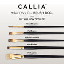 Willow Wolfe Callia Artist Mixed Media Try-It Brush Set, 1200SET600