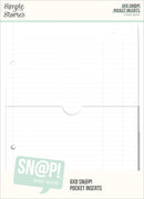 Simple Stories - 6x8 Sn@p! Pocket Inserts, 13331