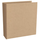 Simple Stories - 6x8 Sn@p! Simple Kraft Chipboard Binder - 2" D-Ring, 13337
