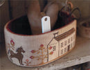 Stacy Nash Primitives Cross-Stitch Chart - Primrose Farm Sewing Basket, 15-1341