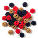 Buttons Galore & More - TINY Buttons 30Pc - Americana, 1572