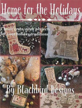 Blackbird Designs Cross-Stitch Chart - Home for the Holidays, 16-1359 Reprint