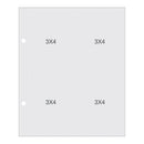 Simple Stories Sn@p! Pocket Pages For 6X8 Binders - (4) 3x4 Pockets, SS2004