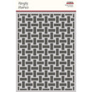 Simple Stories Stencil - SV Berry Fields - Basketweave, 20134