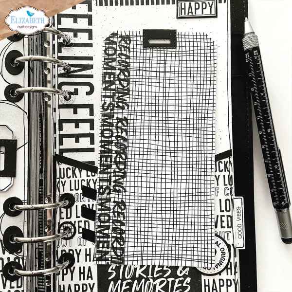 Elizabeth Craft Designs Die Set - Tab 4 with Tags, 2055