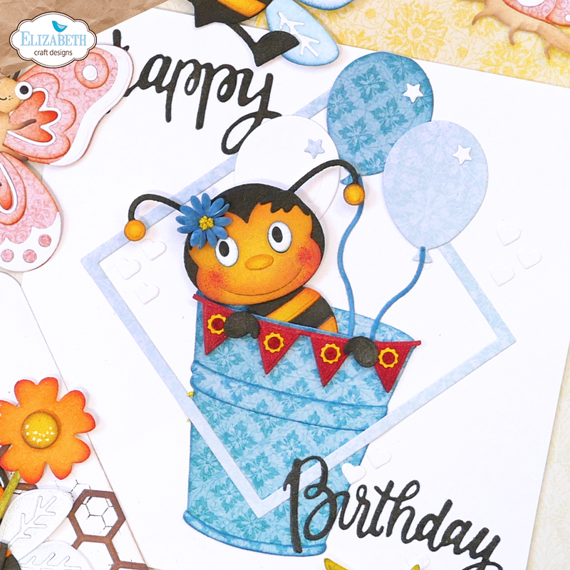 Elizabeth Craft Designs Die Set - Bee, ECD2060