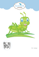 Elizabeth Craft Designs Die Set - Grasshopper, ECD2061