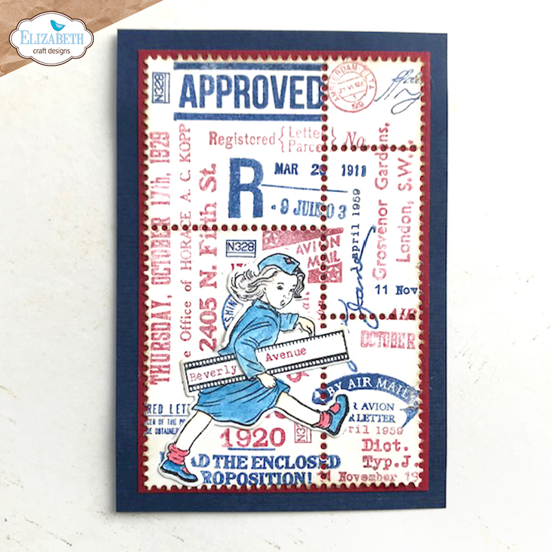 Elizabeth Craft Designs Die Set- Postage Stamps, ECD2075