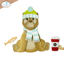 Elizabeth Craft Designs Die Set- Oli the Bear, ECD2092