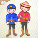 Elizabeth Craft Designs Die Set- Peter the Mountie, ECD2095