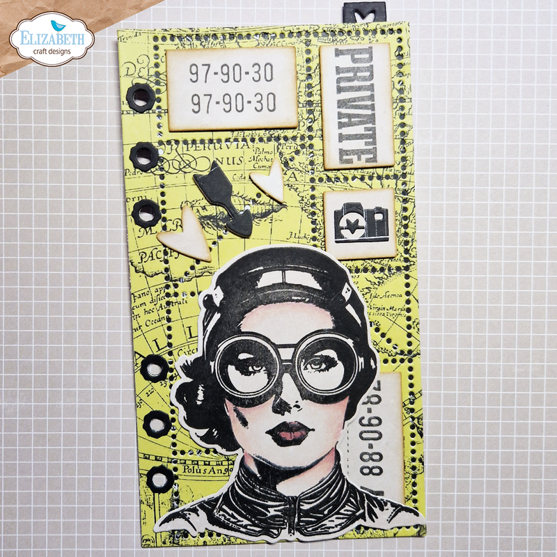 Elizabeth Craft Designs Die Set - Sidekick Essentials 31: Poatage Stamp Page, ECD2103
