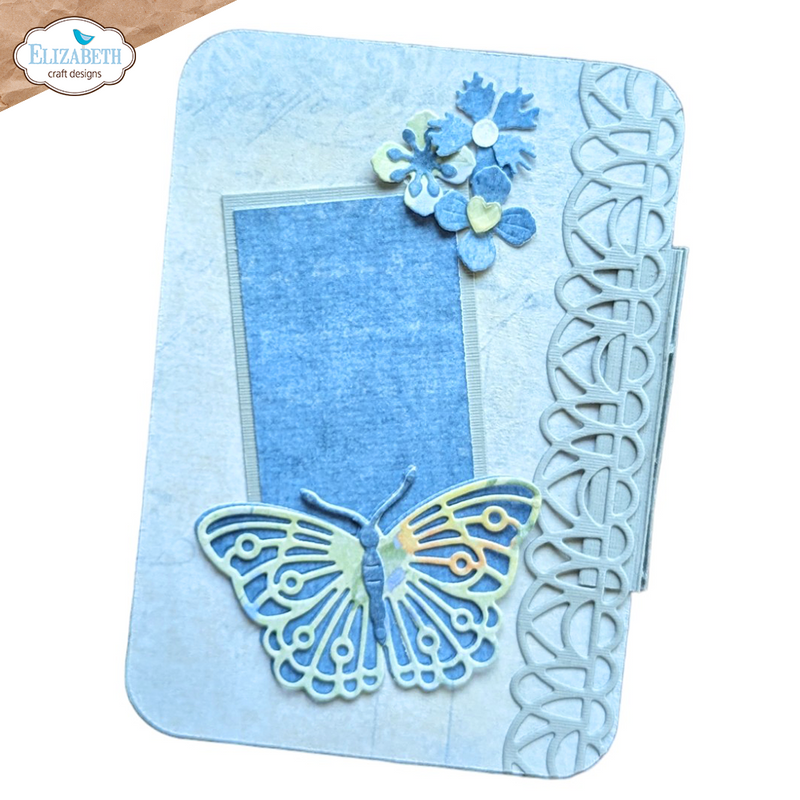 Elizabeth Craft Designs Die Set - Layered Butterflies, 2119 by: Paper Flowers