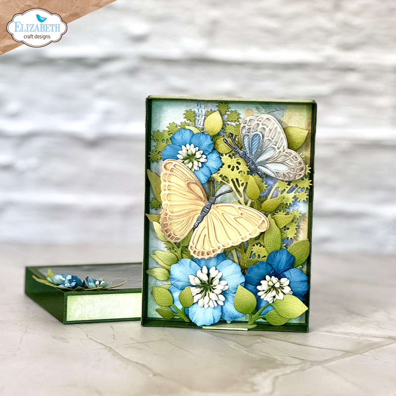 Elizabeth Craft Designs Die Set - Layered Butterflies, 2119 by: Paper Flowers