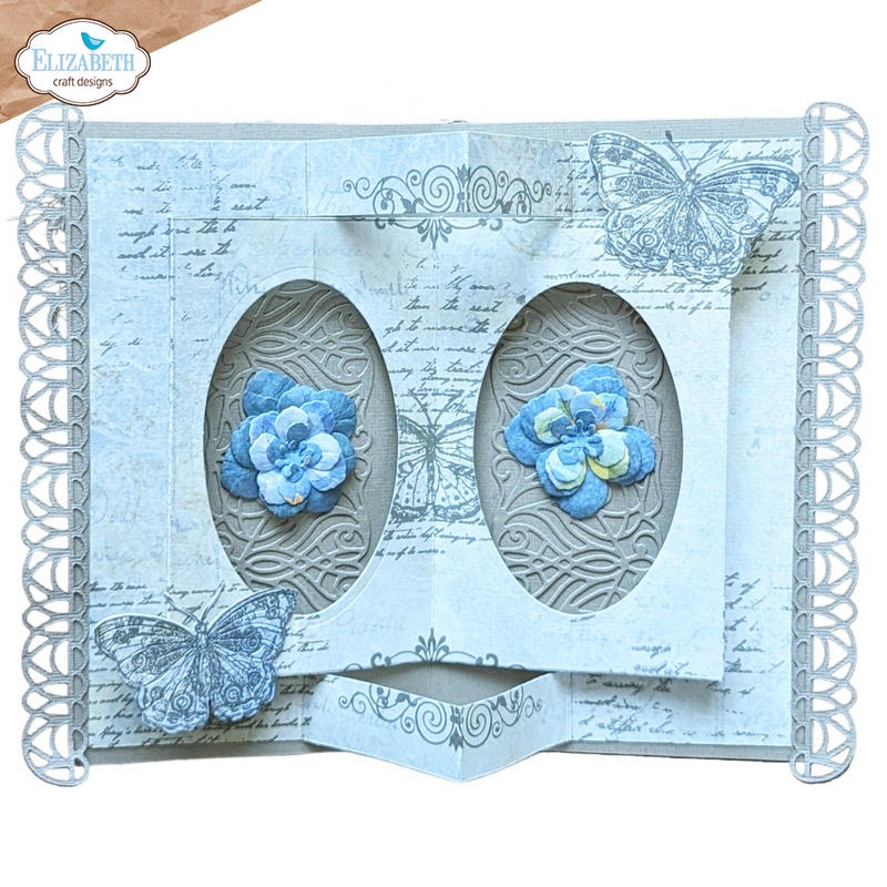 Elizabeth Craft Designs Die Set - Elegant Delicate Borders, 2121 by: Paper Flowers
