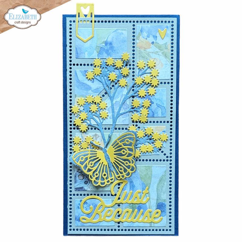 Elizabeth Craft Designs Die Set - Layered Greetings 1, 2122 by: Paper Flowers