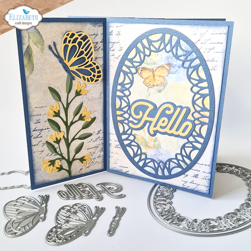 Elizabeth Craft Designs Die Set - Elegant Decorative Box, 2123 by: Paper Flowers