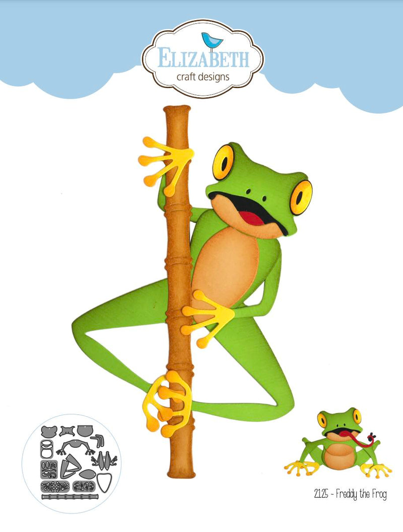 Elizabeth Craft Designs Die Set - Freddy the Frog, ECD2125