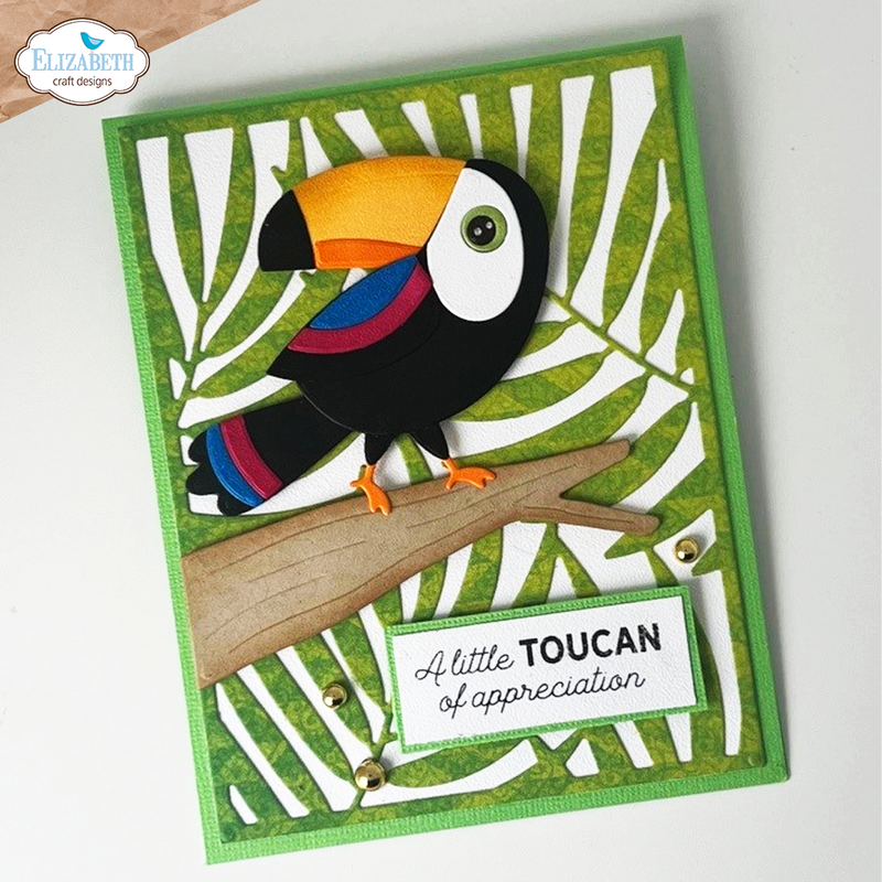 Elizabeth Craft Designs Die Set - Teddy the Toucan, ECD2126