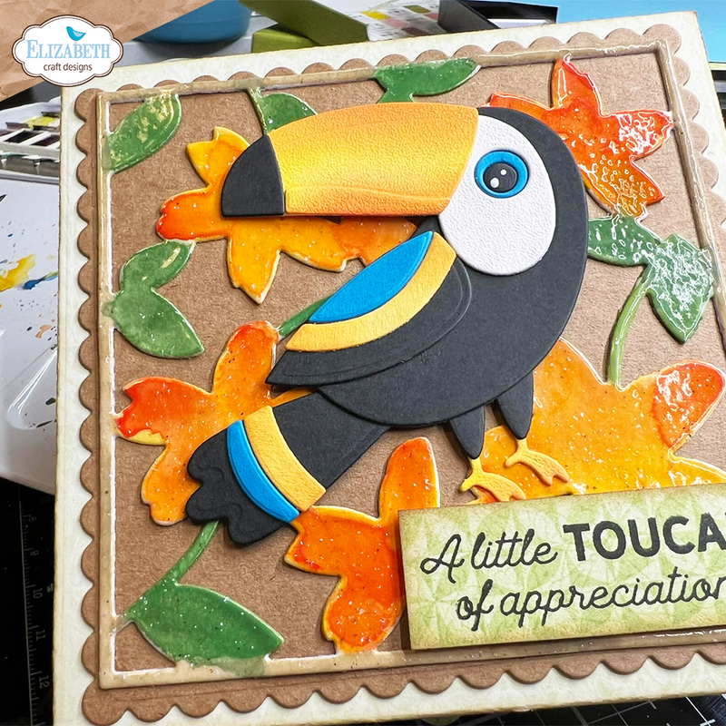 Elizabeth Craft Designs Die Set - Teddy the Toucan, ECD2126